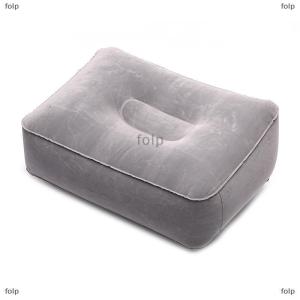 [COD] folp Soft Footrest Pillow PVC Inflatable Foot Rest Pillow Cushion Air Travel Office