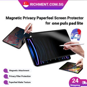 【✅SG Brand】RICHMENT Magnetic Matte Privacy Screen Protector for OPPO Pad SE 11 Inch | Paper Feel Writing Film | Anti-Glare Side Privacy | Removable Reusable Ultra Thin Smooth Touch Stylus Compatible Tempered Glass Friendly