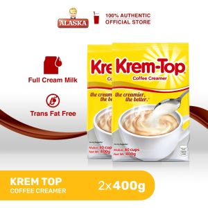Alaska Krem-Top Non-Dairy Coffee Creamer 400g | Set of 2