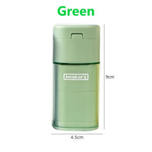 🇸🇬 IMAKARA 5 in 1 Pill Cutter with Grind Cut Storage Drink Cup  For Big Small Medicine Pills Tablet Container Organizer Case Cute Pet Daily Crusher Medication Organiser Grinder Mini Travel Essentials Holder Splitter Air Tight Portable Quarter Weekly