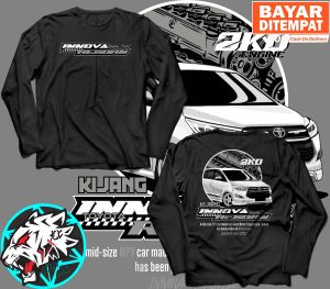 KAOS BAJU LENGAN PANJANG TOYOTA INNOVA REBORN 2KD ENGINE DIESEL CUMI DARAT BIG SIZE JUMBO KAOS DISTRO RACING MOBIL