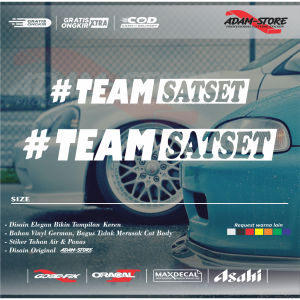 TS11 Sticker team sat set sticker mobil stiker sat set sticker cutting stiker adam store