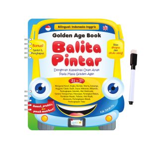 Wipe and Clean Buku Aktivitas Anak Golden Age Book Balita Pintar (Bonus Spidol)