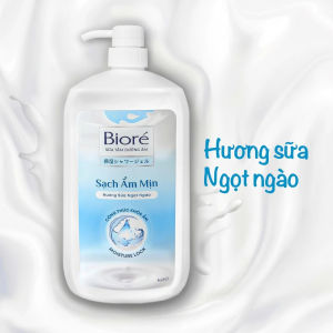 Sữa Tắm Biore Beauty Dưỡng Ẩm 1kg - Sạch Ẩm Mịn Mềm Mịn Gấp 2 Lần - Hương Ngọt  Ngào Và Thư Giãn
