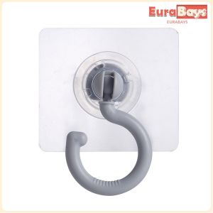 E.B. 360° Rotating Hooks Traceless and No Punching Self-adhesive Wall Hanging Hook