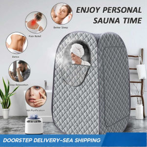 LOCAL STOCK Portable Foldable Home Sauna Tent with 3L Steam Generator - 10 Min Fast Heat Detachable & Safe