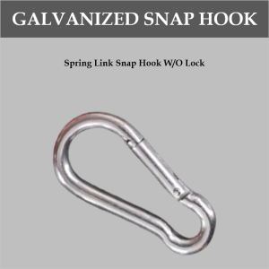 Philchi Corner 7pcs 6mm Spring Link Snap Hook Without Lock Carabiners Hook Snap Clip D-Ring Snap Link
