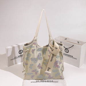 Popular womens bags 2024 New Chinese-style embroidered large-capacity commuter bag versatile handbag tote