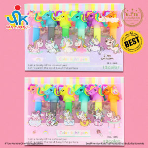 Random Color Light Pens Set of 6 (12 Diff Colors) Stationery Creative Best Gift for Kids