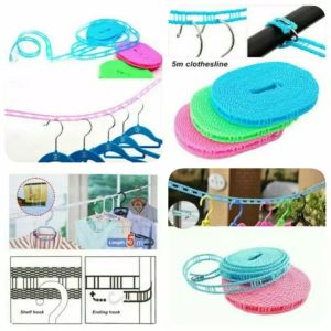 Tali Jemuran Gantungan Baju 5 Meter Super Praktis