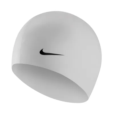 Nike Silicone Swim Cap - Unisex Adult Swimming (Navy/White/Black/Red) 93060-001 93060-011 93060-100 93060-440