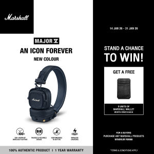 [OFFICIAL] Marshall Major V Midnight Blue - 1 year warranty + Free shipping (Wireless bluetooth headphone)