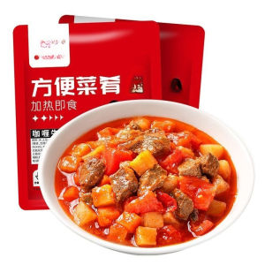Tomato Beef Room Temperature Cooking Bun Convenient Instant Rice Cover 200gx4    番茄牛肉
