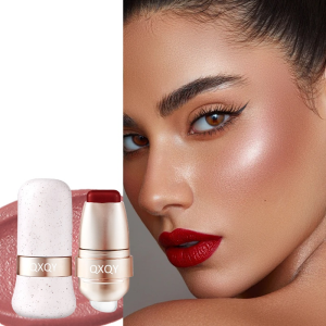 💕 Vitality Cheeks💕 Matte Nude Makeup Moisturizing Face-Lifting Blush Stick膨胀色腮红棒