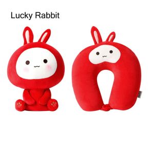 URBAG Cute Healthcare Cervical Cartoon Changable Penguin Whale Protection Neck Fluffy Pillows U Shaped Travel Pillow