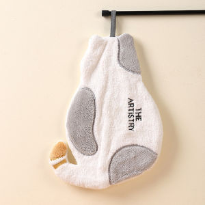 T888 ผ้าขนหนูเช็ดมือ ดูดซับน้ําได้ดี ลายการ์ตูน ผ้าไมโครไฟเบอร์ พร้อมส่ง