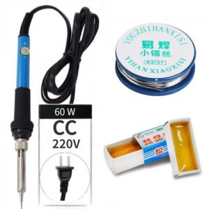 Original AD 220V 60W Electric Welding Soldering Iron Temperature Adjustable PH Plug Welding Tools