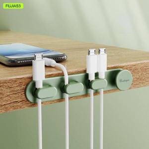 【E-WOITD】 Cáp dữ liệu tổ chức Silicone sạc Hub tự dính quanh co thiết bị lưu trữ máy tính để bàn và cố định quanh co thiết bị chủ