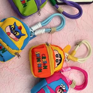 Cartoon Crayon Shin-Chan Cell Phone Pendant Coin Purse Versatile Cute School Bag Hand Strap Pendant Anti-Lost Storage Bag
