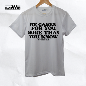 Manawari Bible verse t shirt for men cotton t shirts for men and women minimalist shirt statement shirts aesthetic He Cares Christian t shirts minimalist shirt for men shirt statement shirts for men  basic tshirts for men