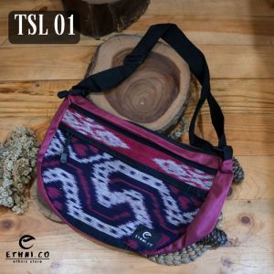 Tas Setengah Lingkaran Selempang Ethnic