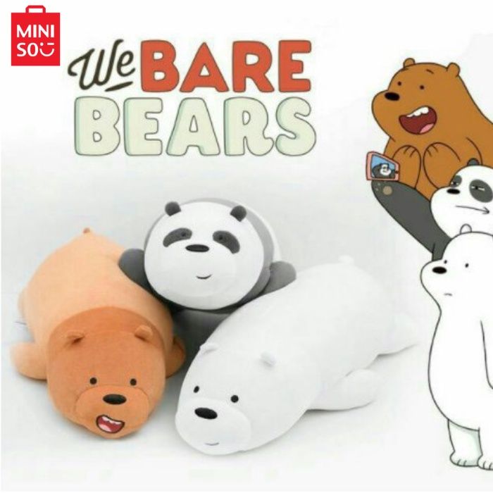 We bare bears store plush miniso