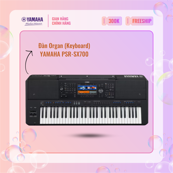 [Trả góp 0%] Đàn Organ (Keyboard) YAMAHA PSR-SX700 phù hợp các buổi biễu diễn trực tiếp - Bảo hành chính hãng 12 tháng