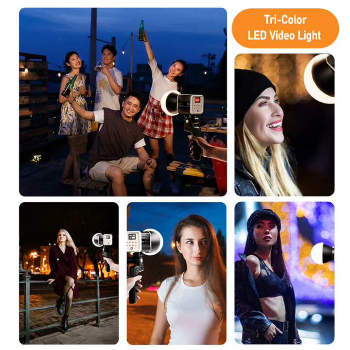 Andoer Handheld-RGB-Videoleuchte, 55 W, COB-Fotografie-Fülllicht, 2800 K – 6800 K, dimmbarer LCD-Bildschirm, 9 FX-Szeneneffekte mit Fernbedienung für Live-Streaming, Heimstudio Andoer Handheld-RGB-Videoleuchte, 55 W, COB-Fotografie-Fülllicht, 2800 K – 6800 K, dimmbarer LCD-Bildschirm, 9 FX-Szeneneffekte mit Fernbedienung für Live-Streaming, Heimstudio