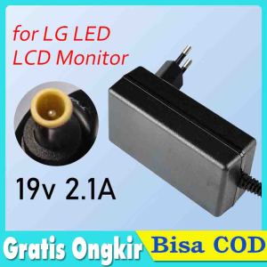 **【Dikirim dlm 24jam】 Adaptor Monitor TV LG Adapter 19V 2.1A 40W Adaptor LED Monitor Adaptor Laptop Komputer**