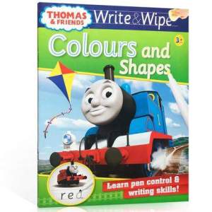 Thomas Wipe & Write Colours and Shapes paperback by Rev. W. Awdry Original English books