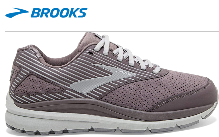 BROOKS Addiction Walker Suede Lite Grey Women (1D wide cutting