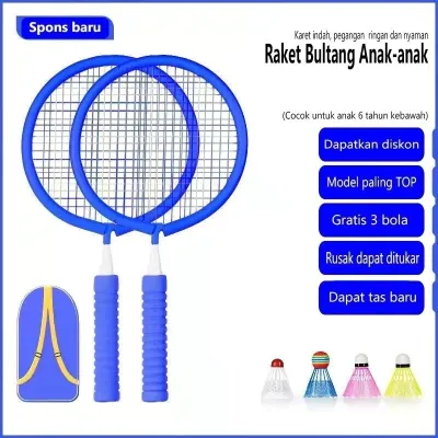 Raket Bulu Tangkis Isi 2 pcs/raket badminton origin/ raket badminton/raket bulutangkis/raket original