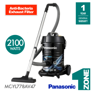 Panasonic 2100w 18L Extreme Series Tank Type Tough Style Powerful Vacuum Cleaner - Model: MC-YL778AV47