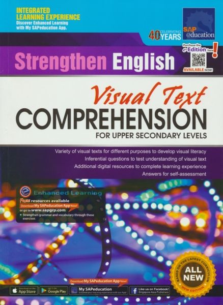 SAP Strengthen English Visual Text Comprehension for Upper Secondary Levels Singapore intensive English series