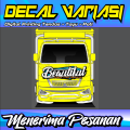 Stiker Kabin Depan Stiker Variasi Stiker Decal Stiker Putra Putri Bungsu Stiker Dada Stiker Variasi Stiker Bisa Reques Stiker Depan Truk Canter/Giga/Ragasa Dll. 