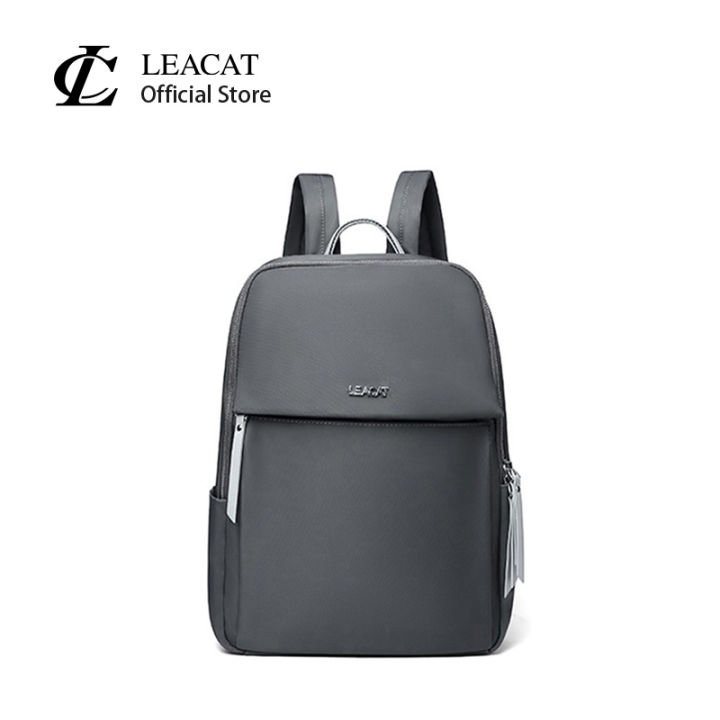 Leacat women Backpack oxford cloth waterproof large capacity business  laptop bag fit 14 inch inch notebook 2022 new student school bag