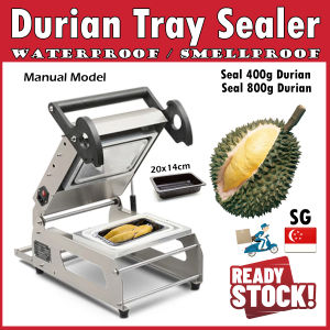 Royce Manual Tray Sealer 20cmx14cm stainless steel for Durian and cooked food sealing ready stock