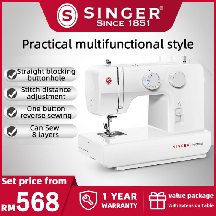 Singer Sewing Machine 1409 PROMISE Household Electric Multifunction Lockrand Buttonhole Lazada PH