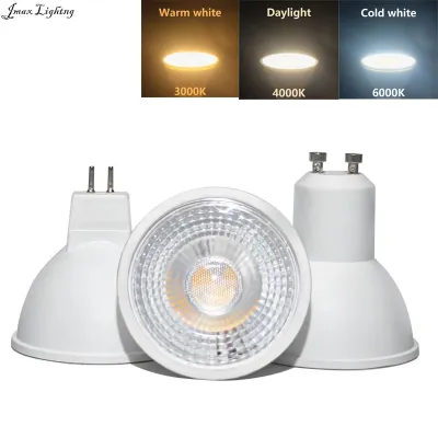 Jmax Spotlight MR16 GU10 LED Bulb 5W 7W 220V LED light 38 Degree Lighting White Warm Spot Light 2835 SMD COB Chip Light LED Lamp