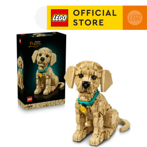 LEGO Icons 11384 Golden Retriever Puppy - Animal Figure (2102 Pieces)