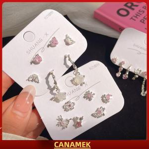 Miễn phí vận chuyển✨ 6Pcs Thời Trang Ngọt Ngào Tim Stud Bông Tai Cho Phụ Nữ Cô Gái Cá Tính Thời Trang Khí Bông Tai Đồ Trang Sức Phụ Kiện Quà Tặng