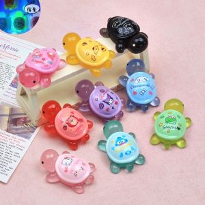 1pcs Mini Luminous Turtle Home Decor Landscaping Resin Crafts Glowing Turtle Garden Fish Tank Miniatures Ornaments Decoration