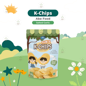 Abe Food K-Chips Keripik Singkong Cassava Chips 80 gram - Snack Anak