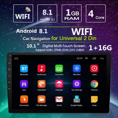 🇲🇾10inch screen 1 gbPlayer (Set) IPS Screen Mirrorlink Android 8.1 GPS WITH WORLD TV CHANNELS OEM Plug&Play 2 DIN