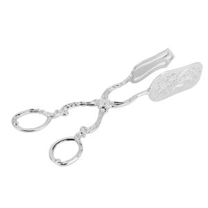MILDPETAL Gold Silver Vintage Food Clip Zinc Alloy Hygienic Cake Tongs Appetizer Tong Food Grade Food Tongs Buffet Party