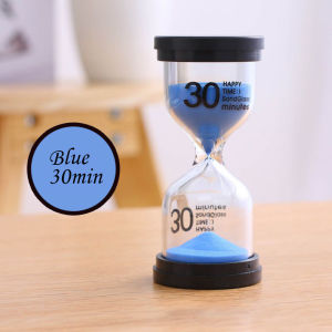 Jam Pasir Kaca Pengaturan Waktu Warna 30 / 60 Menit Hourglass Sand Clock Untuk Dekorasi Rumah Meja