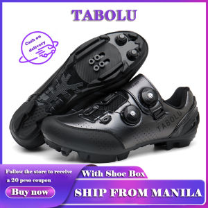 Professional Cycling shoes Mens Cleats shoes for mtb breathable Cycling shoes for men Mountain bike Cleats shoes Rubber shoes for man Cycling sneakers