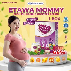 Etawamommy Susu Memperbanyak ASI untuk ibu Menyusui paket 1 box kemasan 250gram