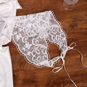 Bandana Head Scarf Women Head Scarf 头巾 Flower Hairband Crochet Triangle Bandana Beach Knit Hair Accesories A-044