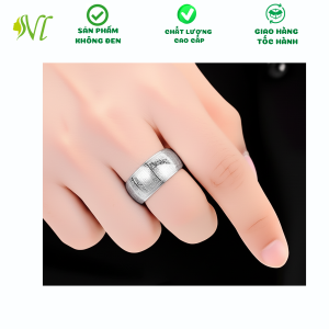 Nhẫn nam titan không gỉ nhẫn nam đẹp ngầu Nhẫn nam cá tính mạnh mẽ Nhẫn nam sang trọng - Người Đẹp Vì Lụa